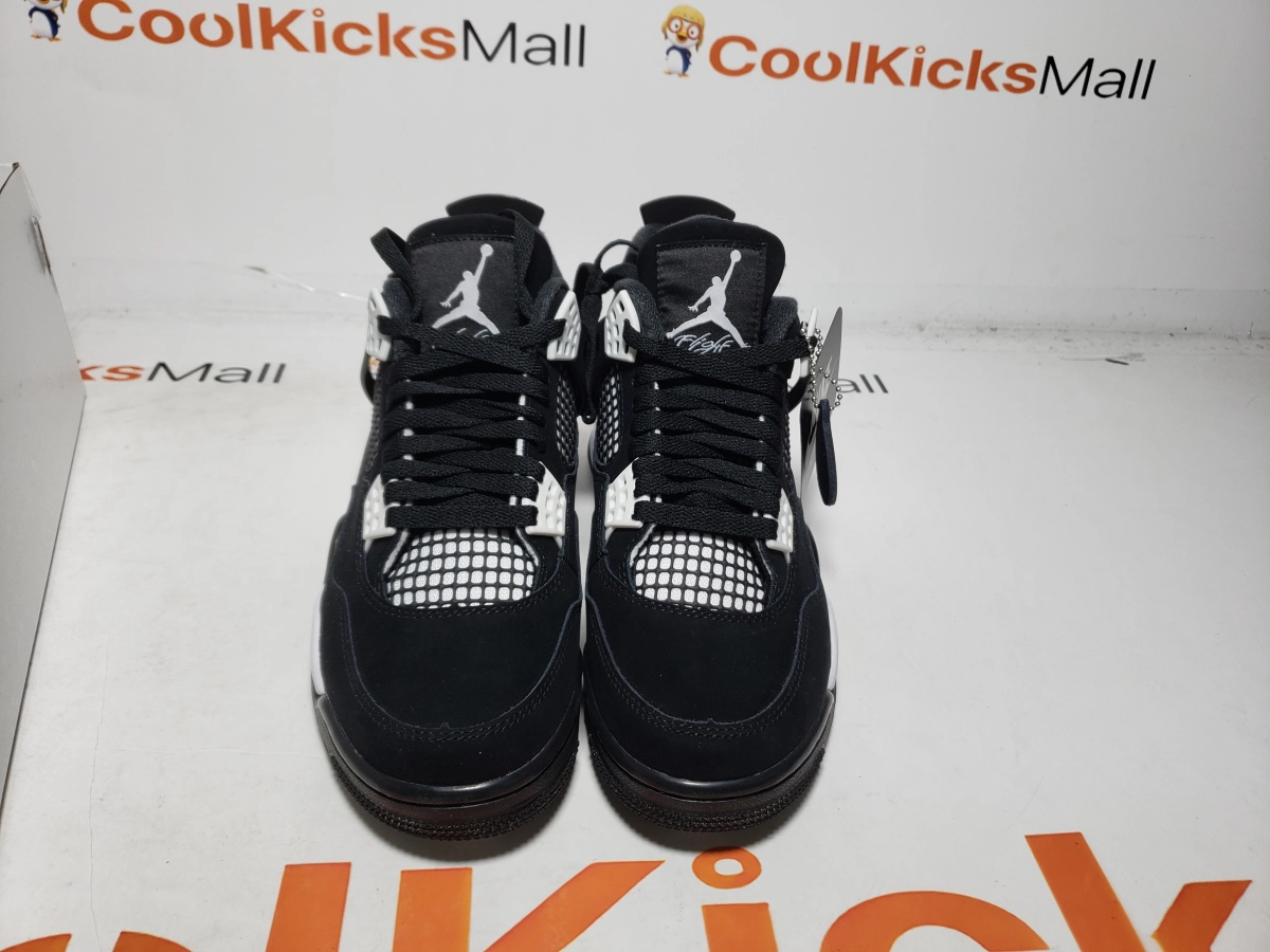 QC Picture:  PKGoden Air Jordan 4 Retro White Thunder,FQ8138-001