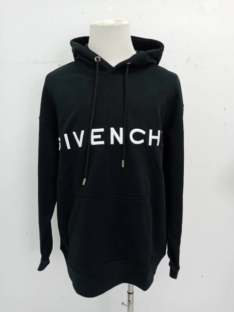 QC Picture: Givenchy 24FW classic front and back three-dimensional embroidered hooded sweatshirt Hoodie