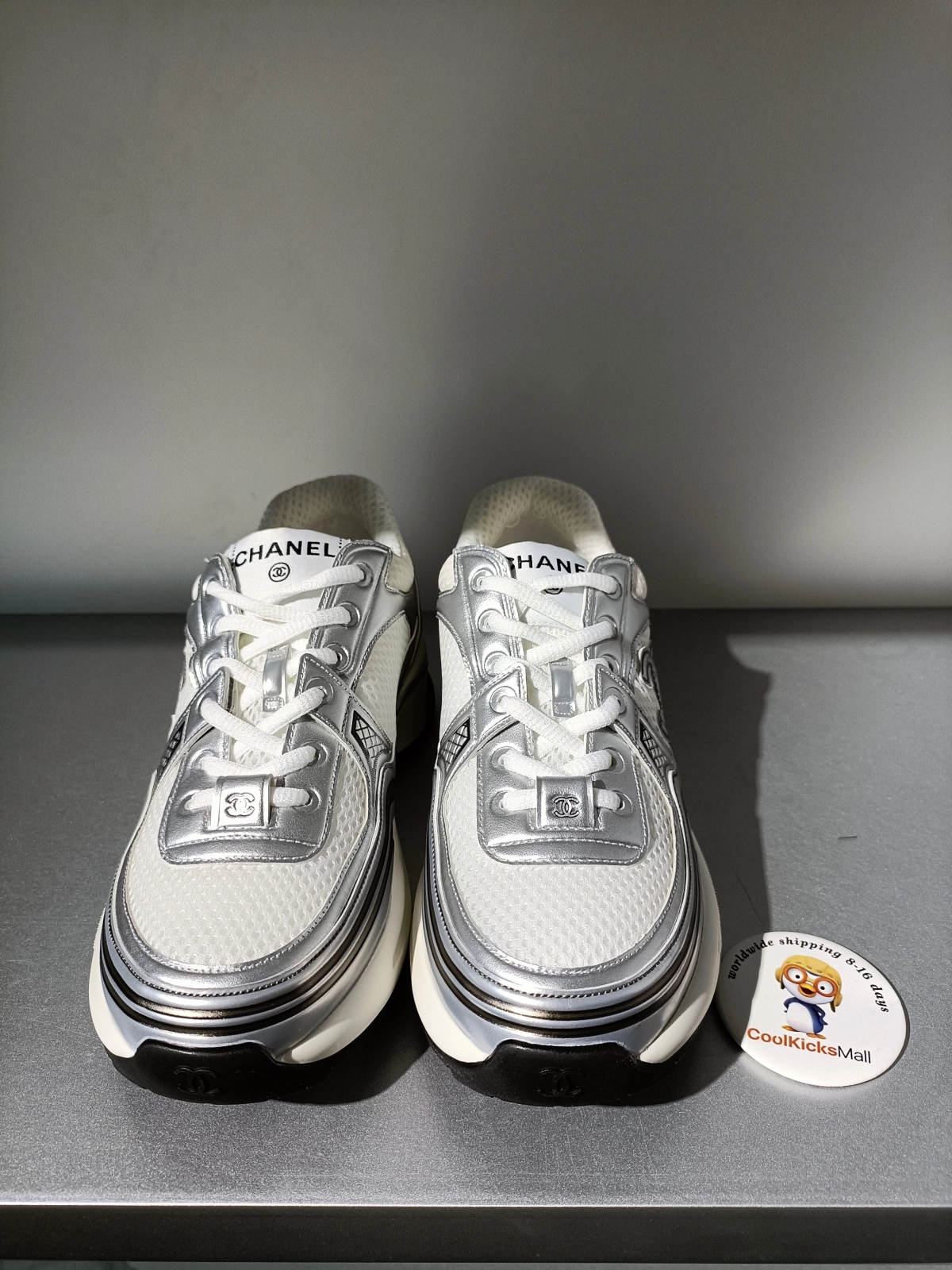 Chanel CC Logo Sneaker 'White Silver': The Ultimate Guide to Fashionable Retro Shoes | CoolKicksMall