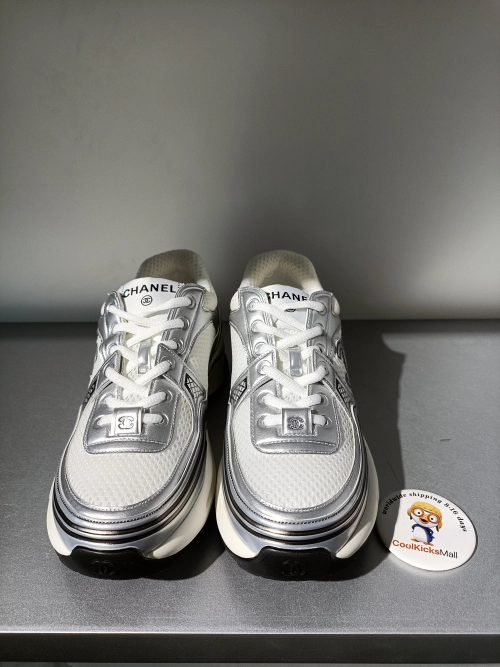 Chanel CC Logo Sneaker 'White Silver': The Ultimate Guide to Fashionable Retro Shoes | CoolKicksMall