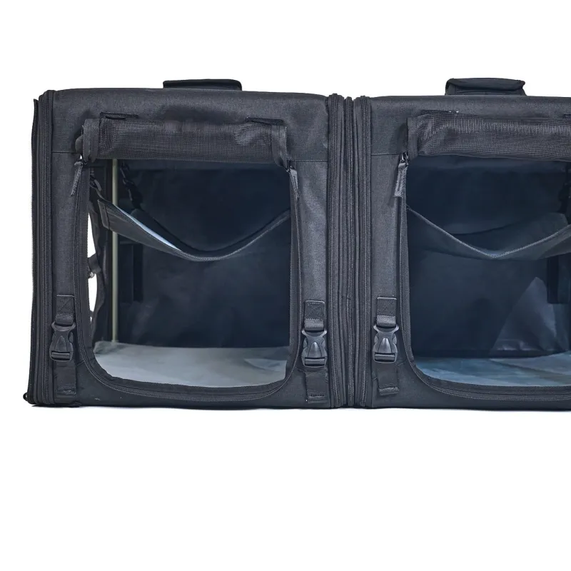 Double Cat Dog Travel Tunnel Bag