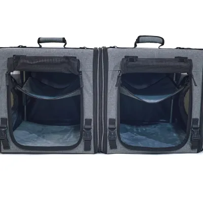 Double Cat Dog Travel Tunnel Bag 01