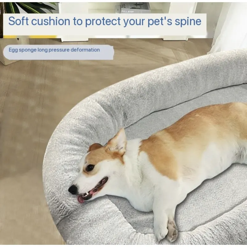 Deluxe Human-Sized Dog Bed: Share the Comfort