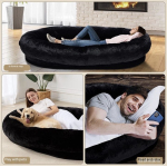 Deluxe Human-Sized Dog Bed: Share the Comfort