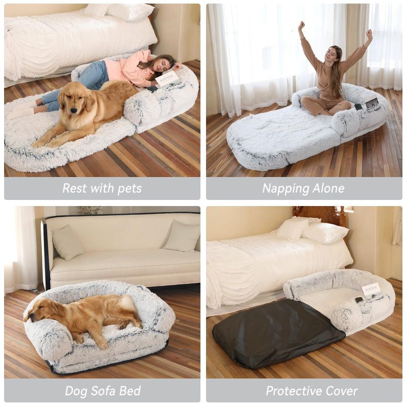 Large Dog Bed for Pet Owners:Companion Comfort