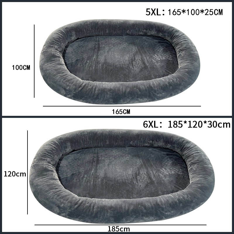 Deluxe Human-Sized Dog Bed: Share the Comfort