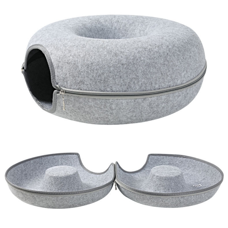 Multi-Purpose Cat Tunnel Bed: The Perfect Blend of Leisure and Play for Your Pet
