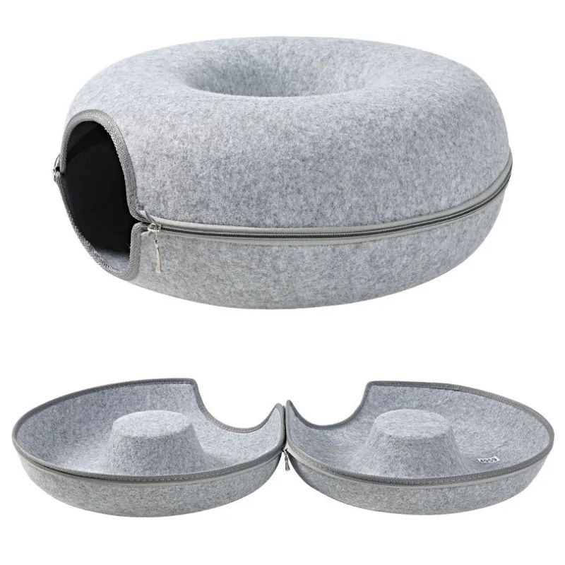 Multi-Purpose Cat Tunnel Bed: The Perfect Blend of Leisure and Play for Your Pet