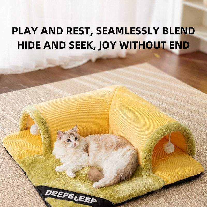 Cat Tunnel Bed: Discover a cat's wonderland 