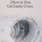 Cozy Cat Doughnut Tunnel Bed: Ultimate Feline Comfort