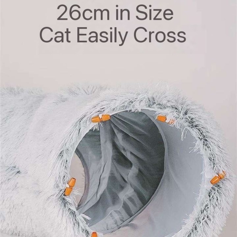 Cozy Cat Doughnut Tunnel Bed: Ultimate Feline Comfort
