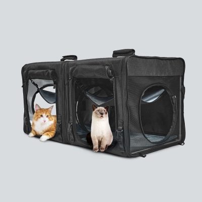 Double Cat Dog Travel Tunnel Bag 02