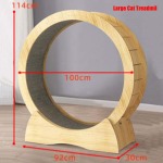 Solid Wood Quiet and Safe Pet Cat Treadmill: Your Perfect Companion for Indoor Exercises