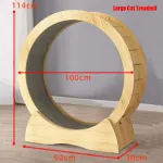 Solid Wood Quiet and Safe Pet Cat Treadmill: Your Perfect Companion for Indoor Exercises