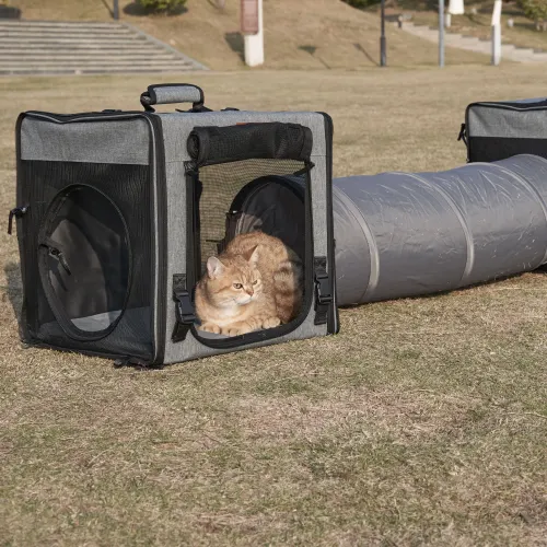 Cat Dog Travel Tunnel Bag: Providing Comfort and Safety for Your Pet's Travel Experience