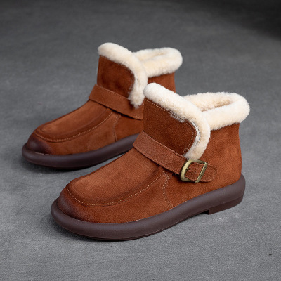 Cnkiwis Cotton Boots Orange 6652-8 01