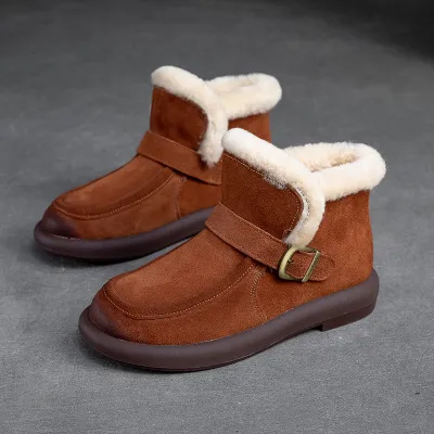 Cnkiwis Cotton Boots Orange 6652-8 01