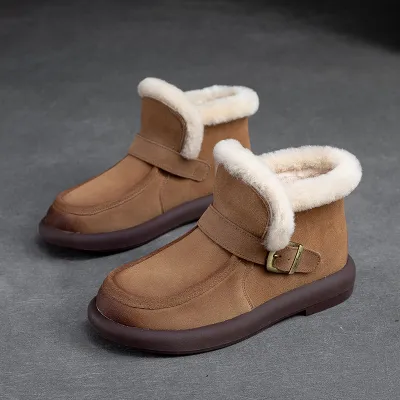 Cnkiwis Cotton Boots Yellow 6652-8 01