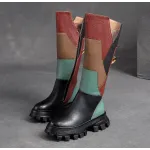 Cnkiwis Color Block Boots Black 30395