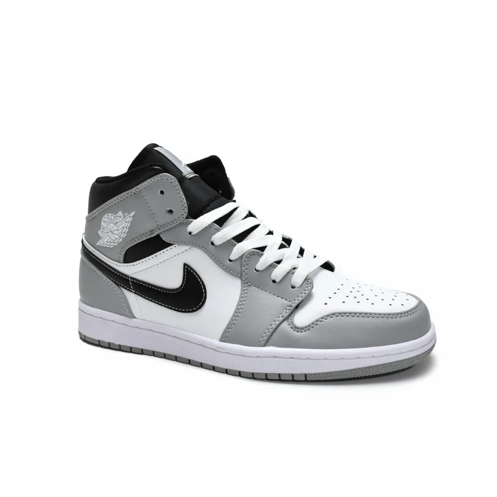 PK Jordan 1 Mid Light Smoke Grey Anthracite, 554724-078