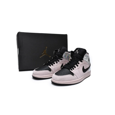 PK Jordan 1 Mid Dirty Powder Iridescent (W), BQ6472-602 01