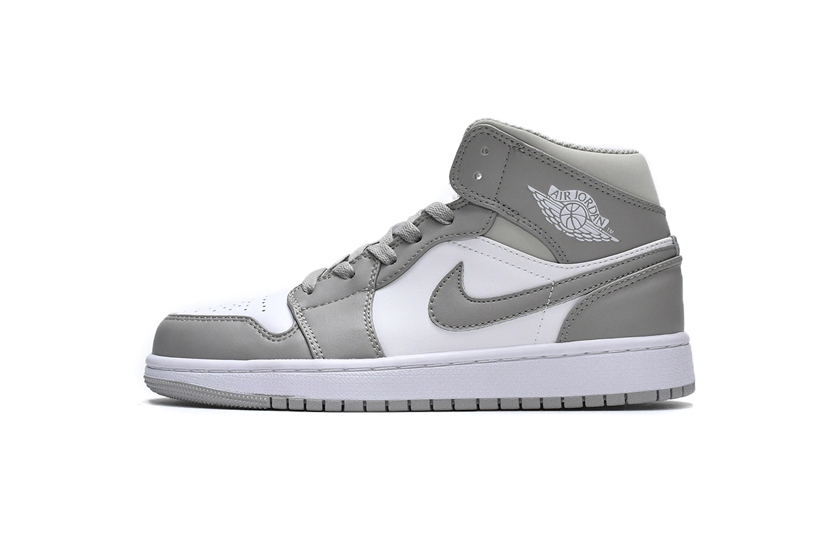 PK Air Jordan 1 Mid Grey Fog, 554724-082