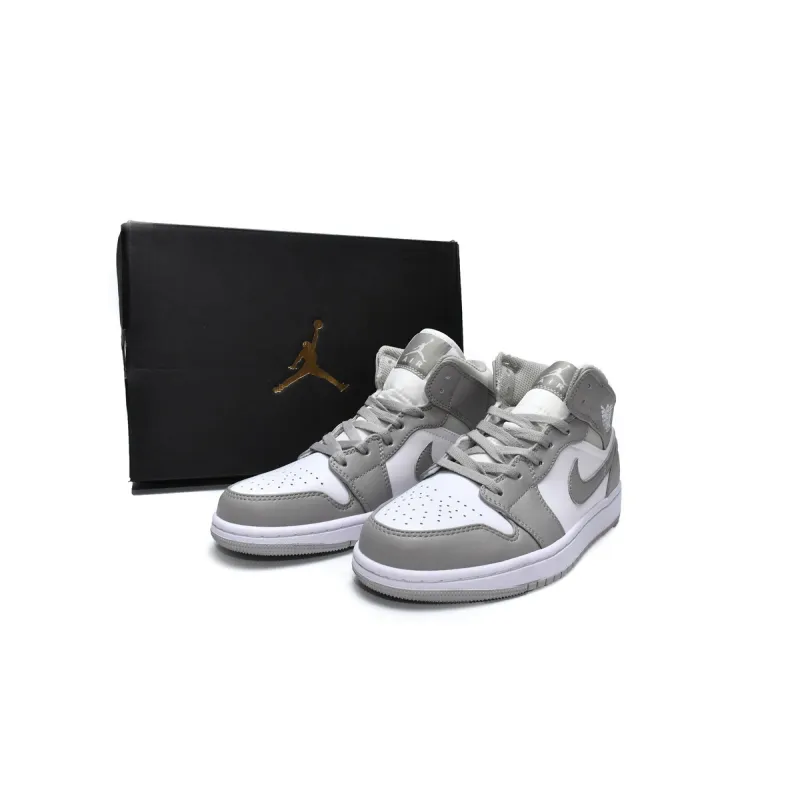 PK Air Jordan 1 Mid Grey Fog, 554724-082