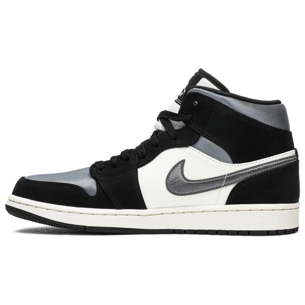 PK Jordan 1 Mid Satin Grey Toe, 852542-011