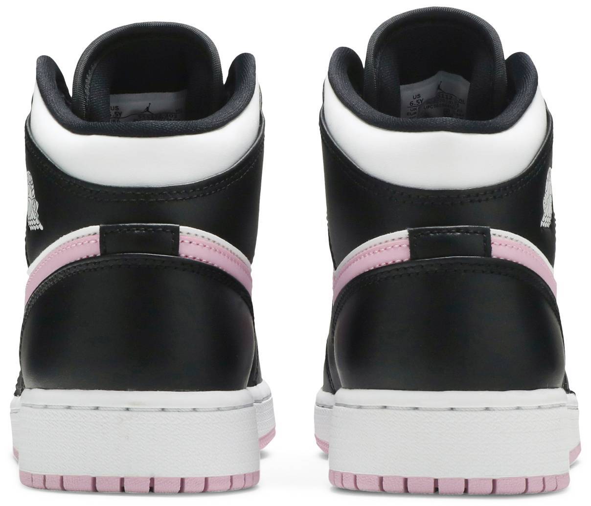 PK Jordan 1 Mid White Black Light Arctic Pink (GS), 555112-103