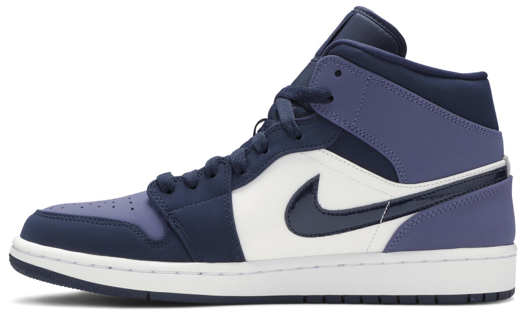 PK Jordan 1 Mid Obsidian Sanded Purple, 554724-445