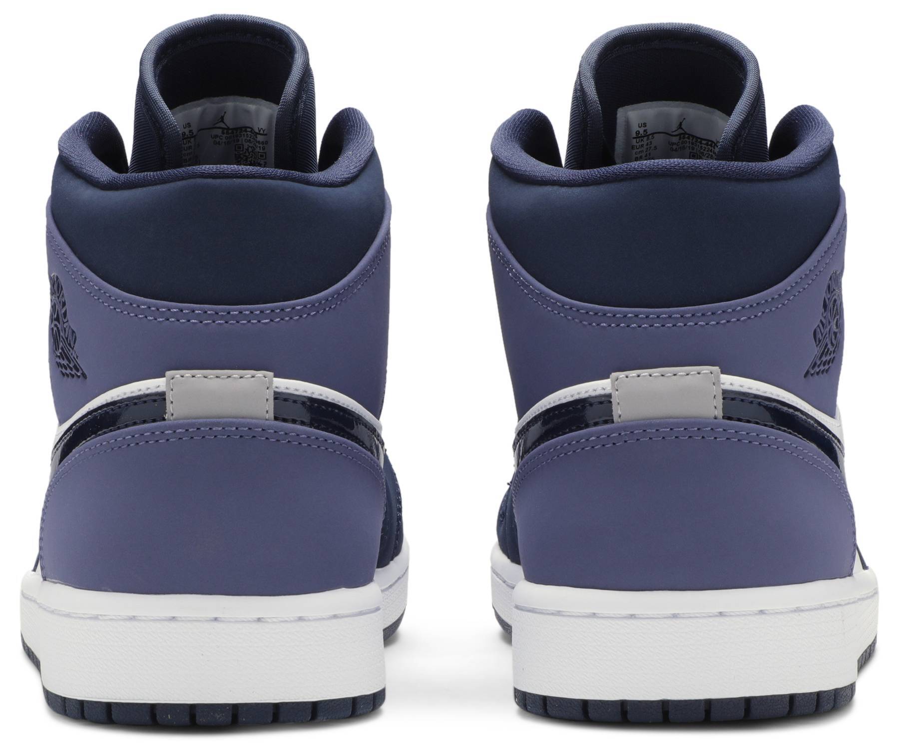 PK Jordan 1 Mid Obsidian Sanded Purple, 554724-445