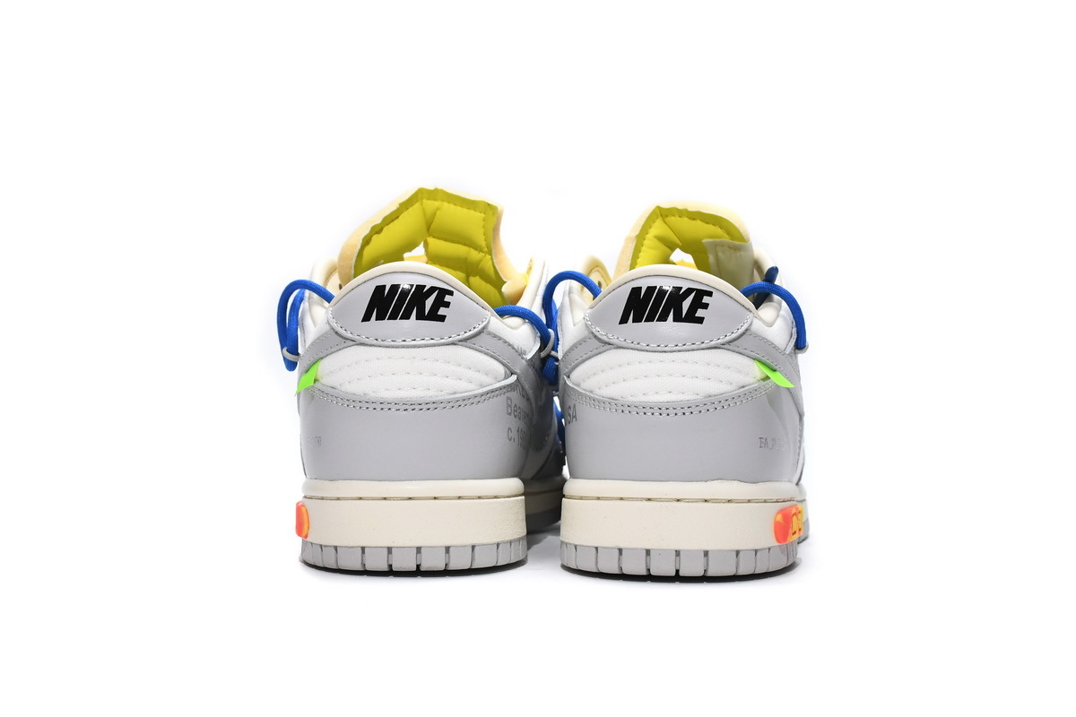 H12 Dunk SB Low Off-White Lot 10, DM1602-112