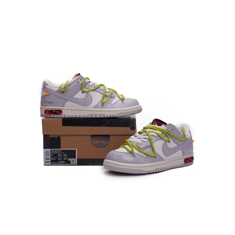 H12 Dunk SB Low Off-White Lot 8, DM1602-106