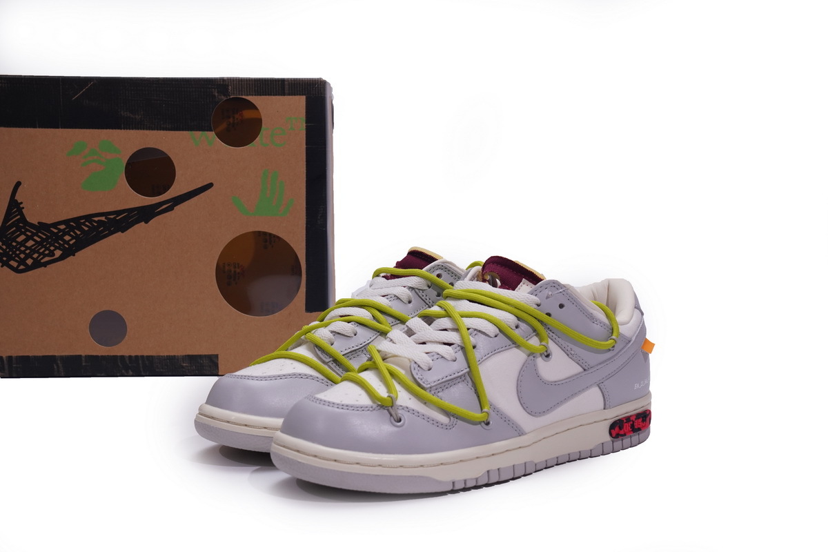 PK Dunk SB Low Off-White Lot 8, DM1602-106