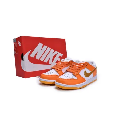 PK Dunk SB Low White/Orange Blaze-Gold, CU1726-002 01