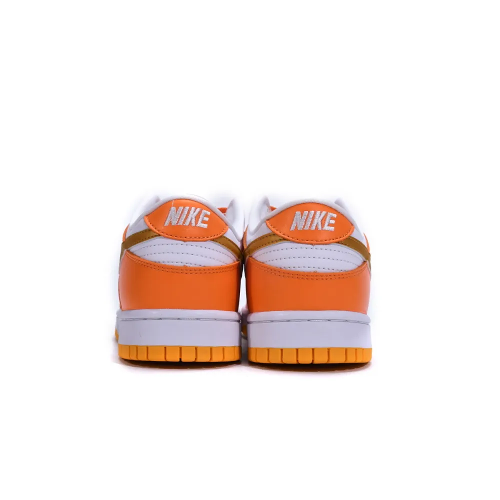 PK Dunk SB Low White/Orange Blaze-Gold, CU1726-002