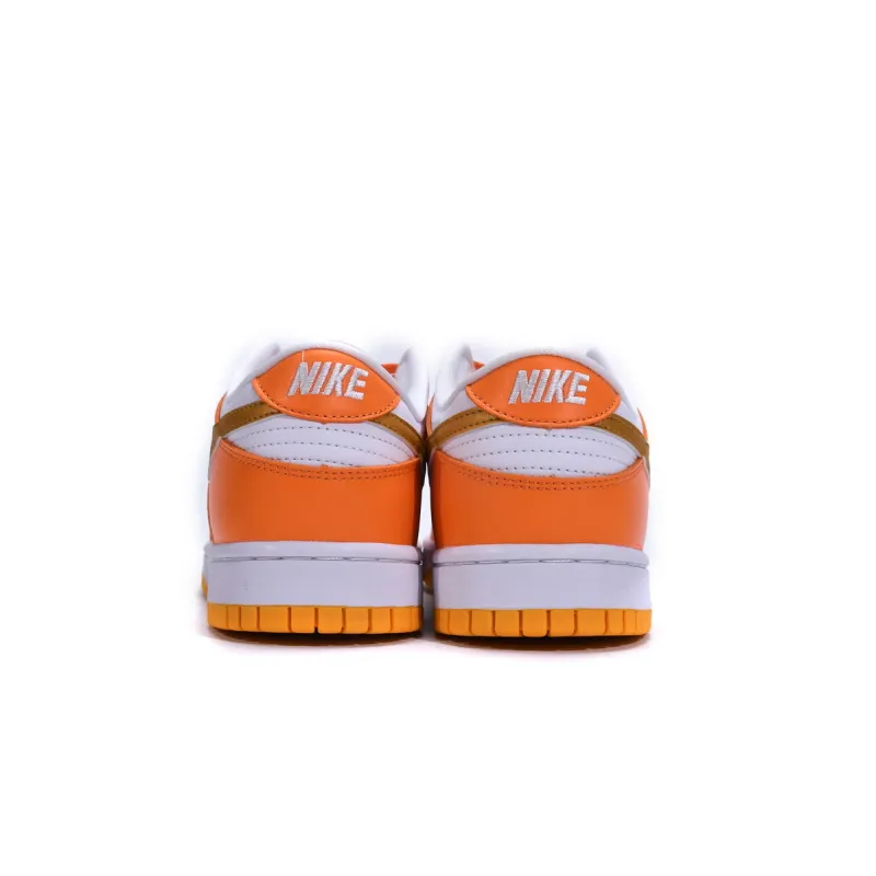 PK Dunk SB Low White/Orange Blaze-Gold, CU1726-002