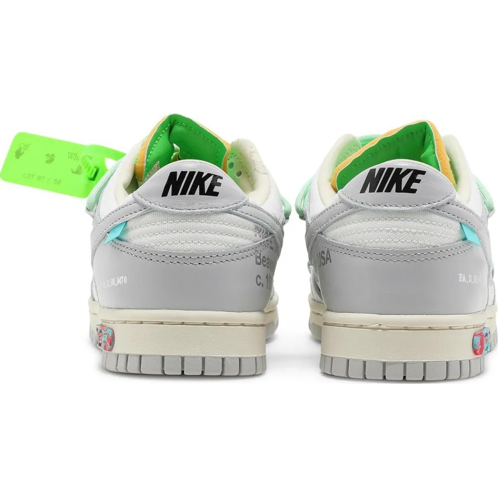 PK Dunk SB Low Off-White Lot 7, DM1602-108