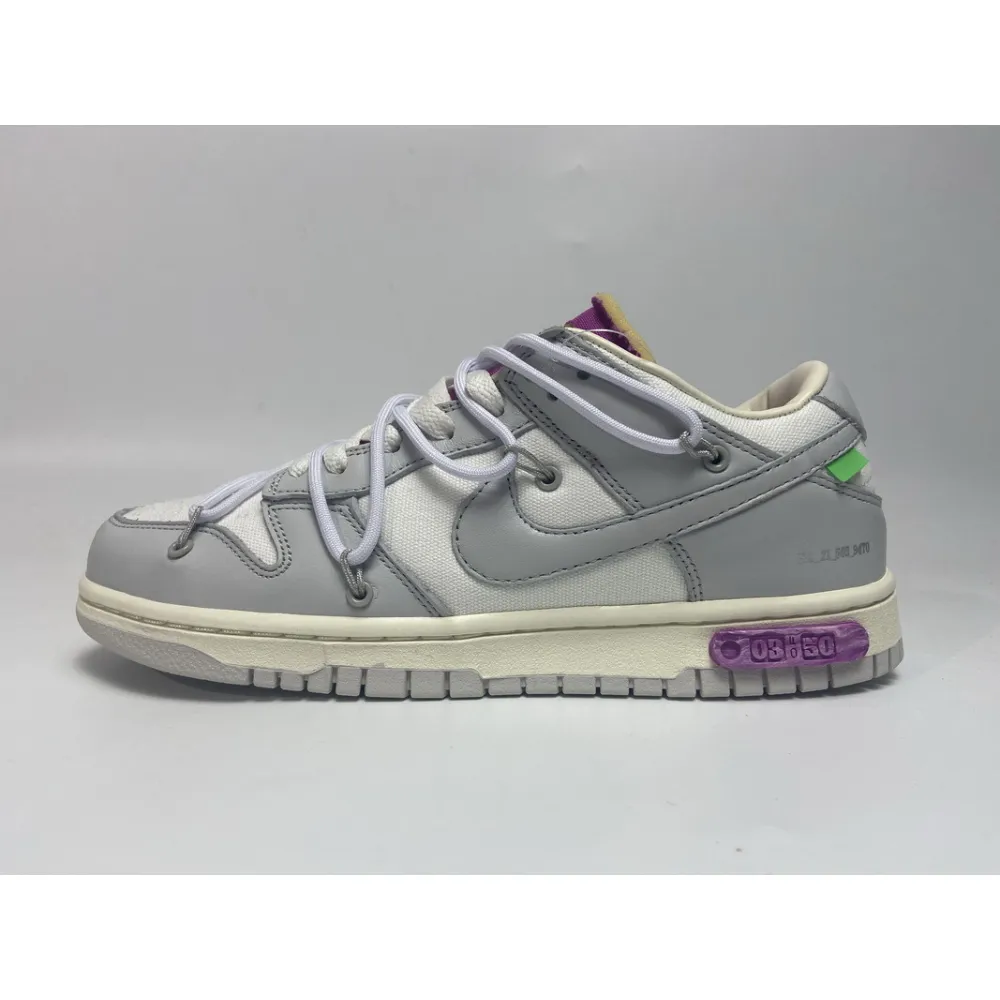 PK Dunk SB Low Off-White Lot 3, DM1602-118