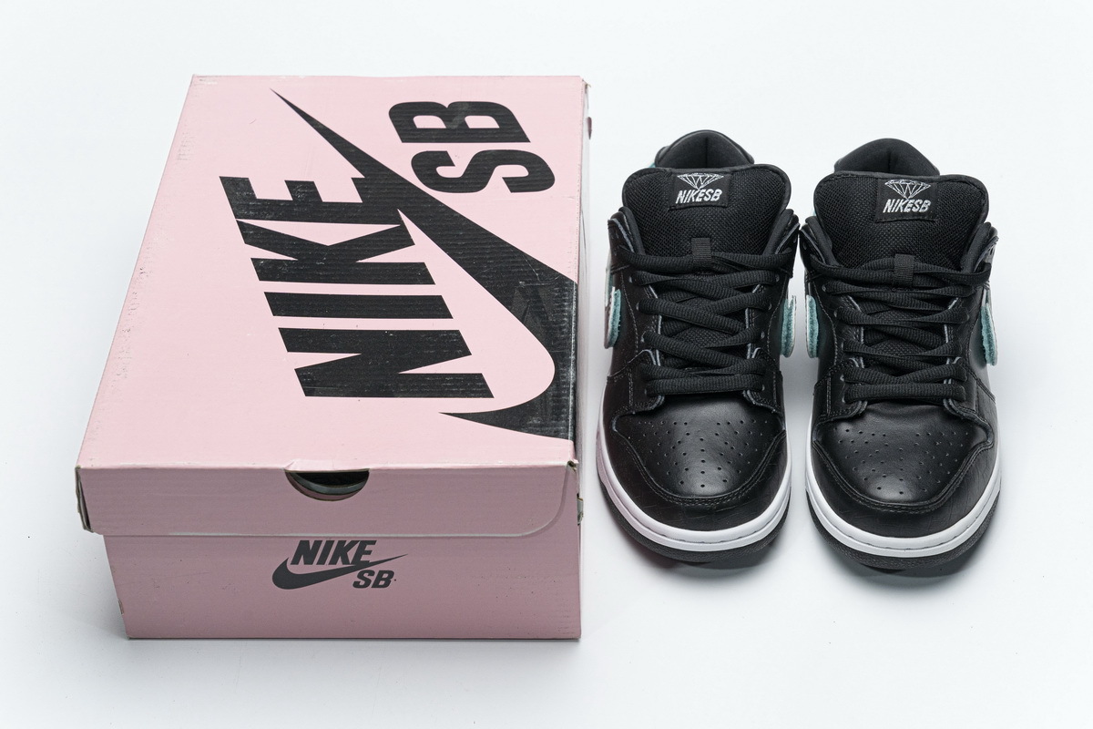 PK Dunk SB Low Diamond Supply Co Black Diamond, BV1310-001