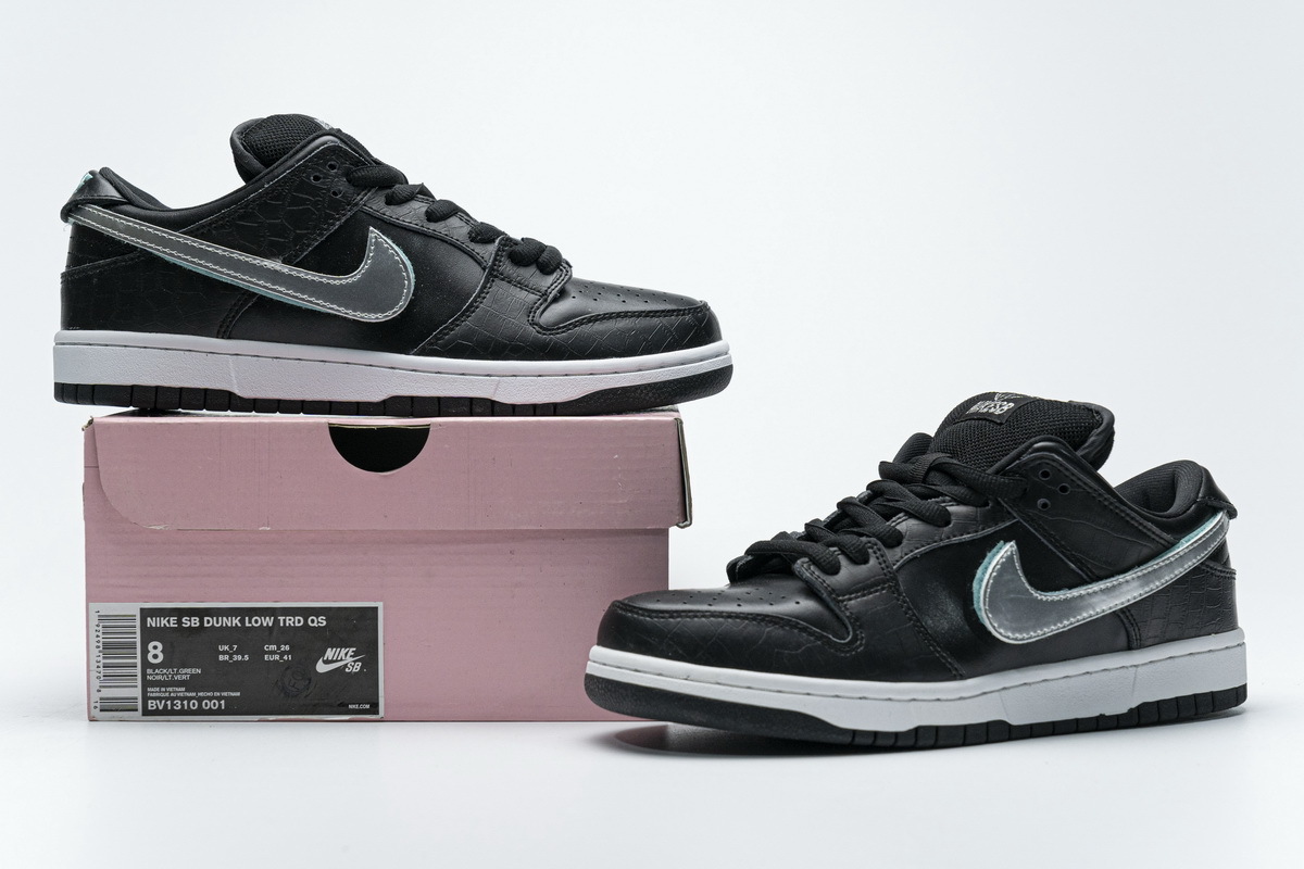 PK Dunk SB Low Diamond Supply Co Black Diamond, BV1310-001