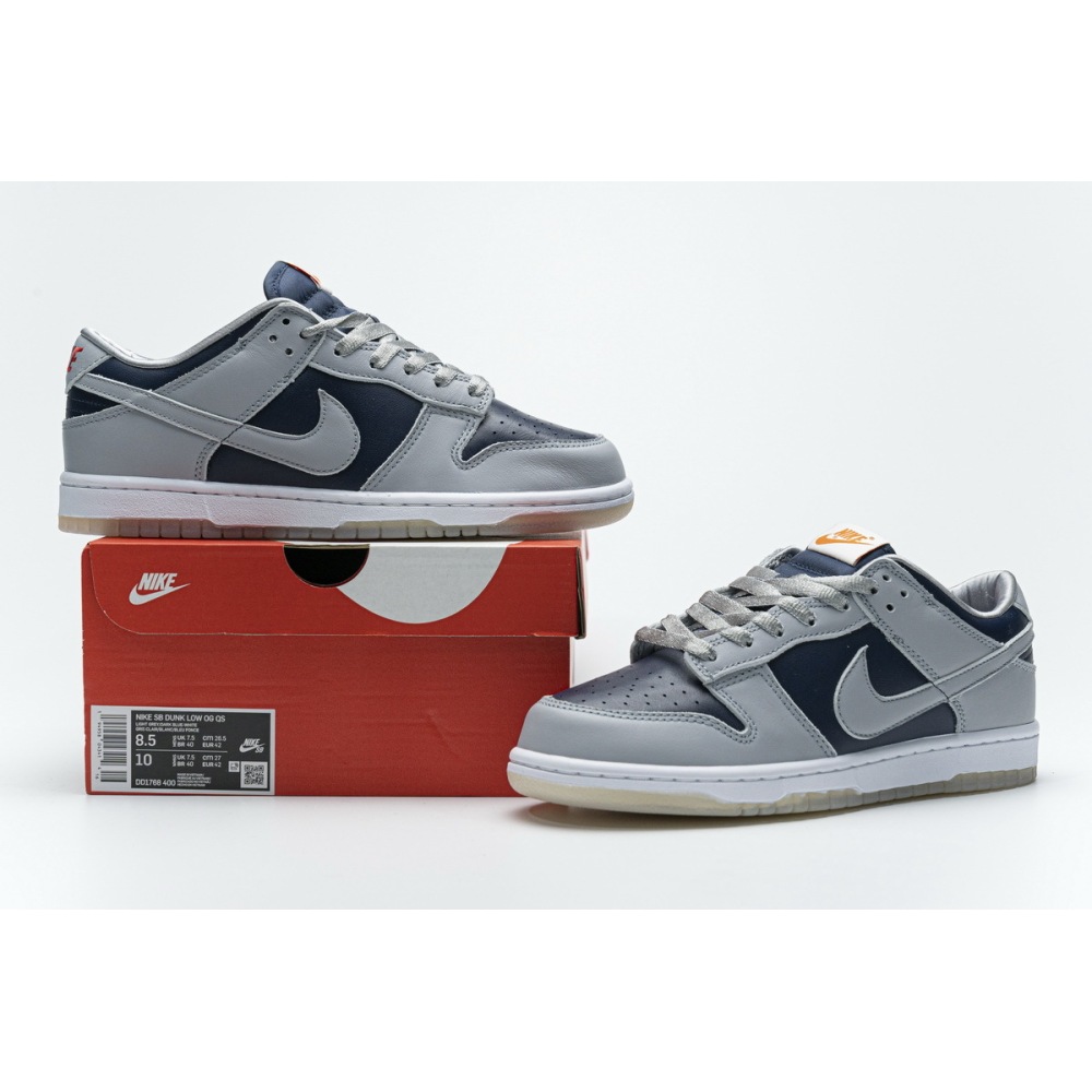 PK Dunk SB Low College Navy Grey (W), DD1768-400