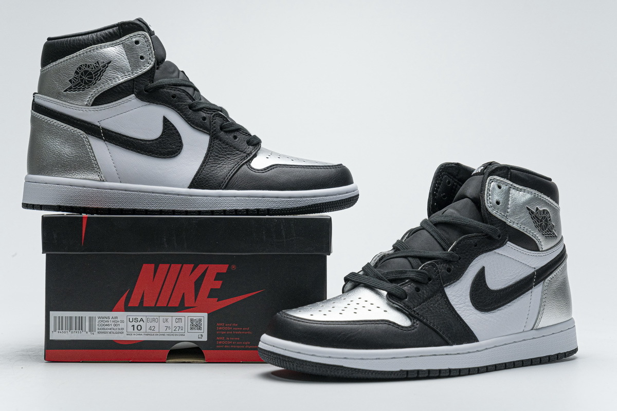 PK Jordan 1 Retro High Silver Toe (W), CD0461-001