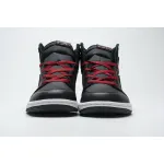 PK Jordan 1 Retro High Black Satin Gym Red, 555088-060