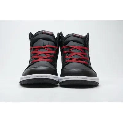 PK Jordan 1 Retro High Black Satin Gym Red, 555088-060 02