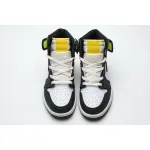 PK Jordan 1 Retro High White Black Volt University Gold, 555088-118