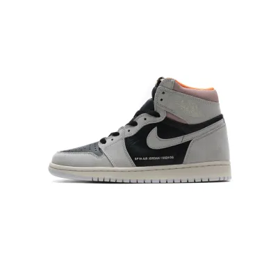 PK Jordan 1 Retro High Neutral Grey Hyper Crimson, 555088-018 01