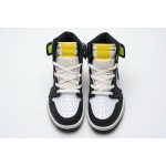 H12 Jordan 1 Retro High White Black Volt University Gold, 555088-118