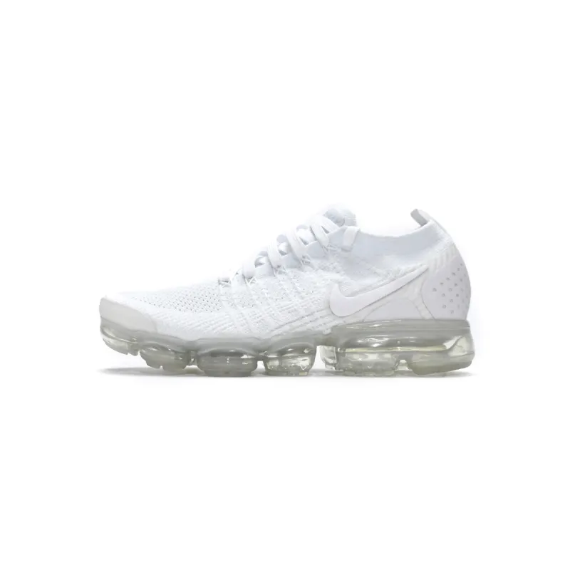 PK Air VaporMax Flyknit 2 White Pure Platinum, 942842-100