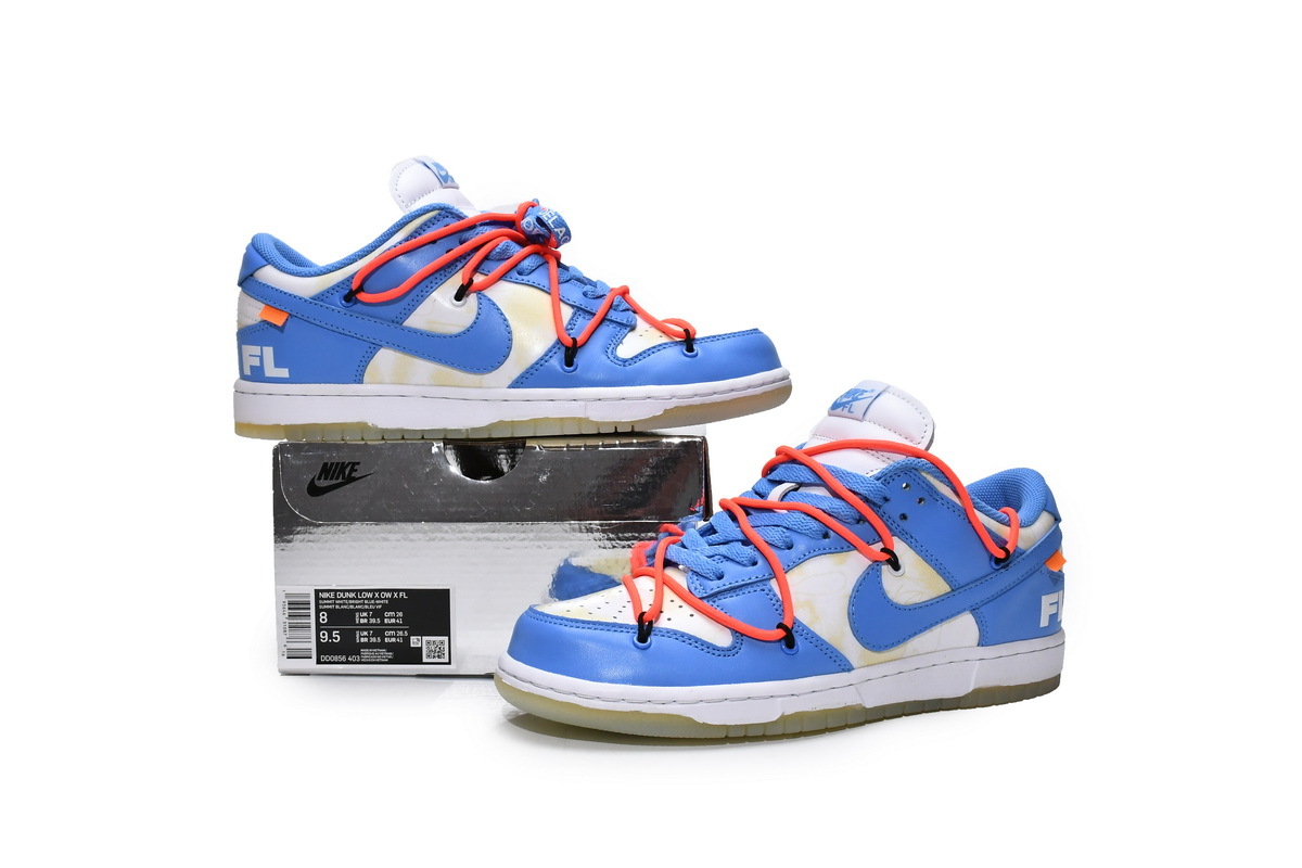 PK Off White x Futura x Dunk SB Low UNC, DD0856-403